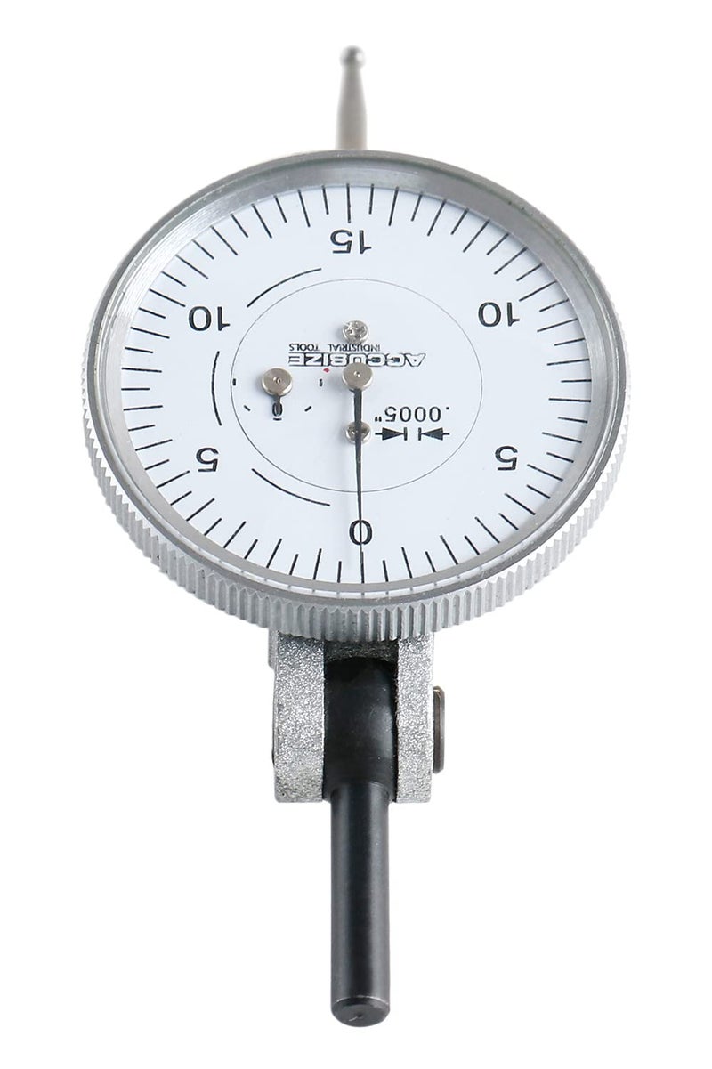 Accusize Industrial Tools 0.060'' by 0.0005'' (Range by Graduation) Horizontal Test Indicator with 1.5'' Dial Diameter, 0511-2001 - Image 4